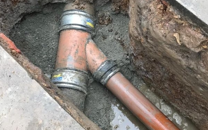 First-Choice-Drainage-Solutions-Sewer Connection